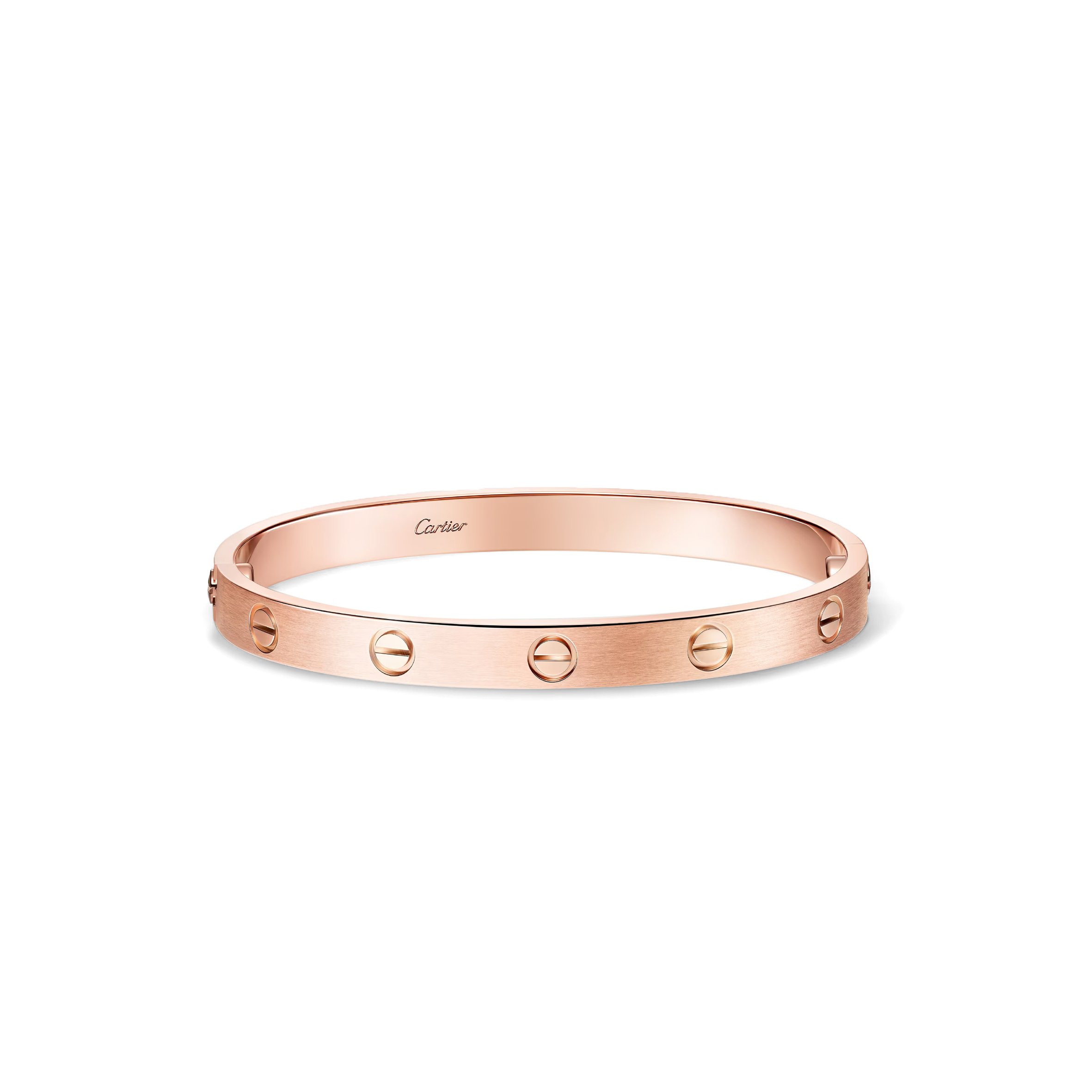 CARTIER LOVE BRACELET, CLASSIC MODEL, BRUSHED B6079917